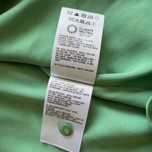 NEW Reformation Ceara Midi Dress Daisy Meadow Green Floral | US 0 UK 4 - Picture 13 of 16